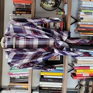 NWT Venus plaid flannel cardigan